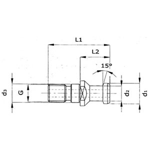 1560GEA - TULLSTUDS FOR CHUCKS WITH SHANK DIN 69871/A - Prod. SCU